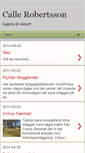 Mobile Screenshot of callerobertsson.blogspot.com