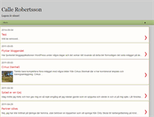 Tablet Screenshot of callerobertsson.blogspot.com