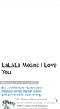 Mobile Screenshot of lalalameansiloveyou.blogspot.com