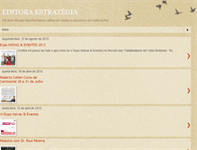 Tablet Screenshot of editoraestrategia.blogspot.com