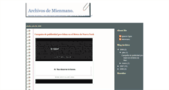 Desktop Screenshot of mienmano-archivos.blogspot.com