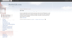 Desktop Screenshot of bushielife.blogspot.com