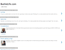 Tablet Screenshot of bushielife.blogspot.com