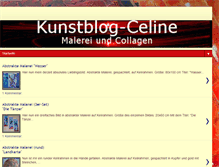 Tablet Screenshot of kunst-von-celine.blogspot.com