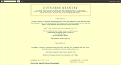 Desktop Screenshot of dutchessreentry.blogspot.com