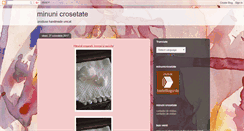 Desktop Screenshot of minunicrosetate.blogspot.com