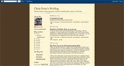 Desktop Screenshot of chrisnoto.blogspot.com