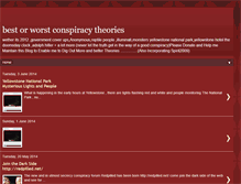 Tablet Screenshot of bestorworstconspiracytheories.blogspot.com