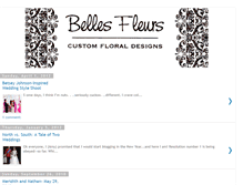 Tablet Screenshot of bellesfleursdesignsblog.blogspot.com