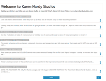 Tablet Screenshot of karenhardystudios.blogspot.com