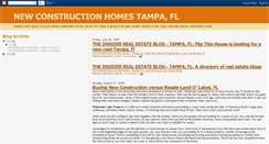 Desktop Screenshot of newconstructiontampa.blogspot.com