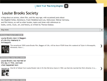 Tablet Screenshot of louisebrookssociety.blogspot.com