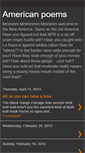 Mobile Screenshot of americanpoems.blogspot.com