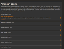 Tablet Screenshot of americanpoems.blogspot.com