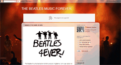 Desktop Screenshot of beatlesmusicforever.blogspot.com