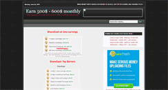 Desktop Screenshot of earningmoneysharecash.blogspot.com