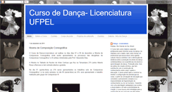 Desktop Screenshot of danca-ufpel.blogspot.com