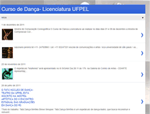 Tablet Screenshot of danca-ufpel.blogspot.com