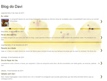 Tablet Screenshot of blogdodavi2010.blogspot.com
