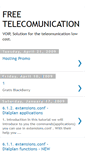 Mobile Screenshot of freetelecomunication.blogspot.com