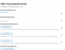 Tablet Screenshot of freetelecomunication.blogspot.com