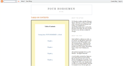 Desktop Screenshot of 2004fourhorsemen.blogspot.com