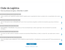Tablet Screenshot of clubedalogistica.blogspot.com