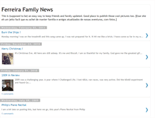 Tablet Screenshot of ferreira-family.blogspot.com