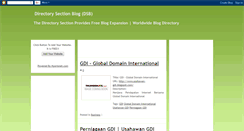 Desktop Screenshot of directory-section-blog.blogspot.com