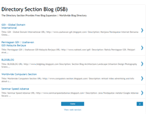 Tablet Screenshot of directory-section-blog.blogspot.com