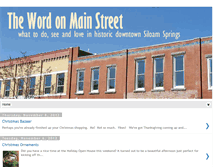 Tablet Screenshot of mainstreetsiloamsprings.blogspot.com