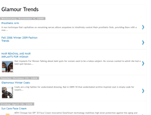 Tablet Screenshot of glamourtrends.blogspot.com
