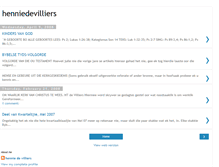 Tablet Screenshot of henniedevilliers.blogspot.com