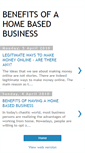 Mobile Screenshot of benefitsofahomebasedbusiness.blogspot.com