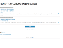 Tablet Screenshot of benefitsofahomebasedbusiness.blogspot.com