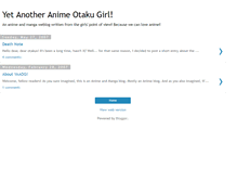 Tablet Screenshot of animeotakugirl.blogspot.com