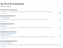 Tablet Screenshot of mysecondfirstmarathon.blogspot.com