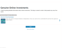 Tablet Screenshot of genuine-bizness.blogspot.com