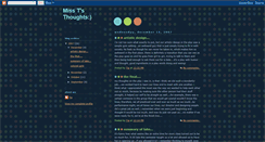 Desktop Screenshot of misstiathoughts.blogspot.com