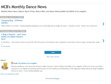 Tablet Screenshot of ablog4dancers.blogspot.com