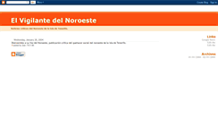 Desktop Screenshot of lavozdelnoroeste.blogspot.com