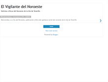 Tablet Screenshot of lavozdelnoroeste.blogspot.com