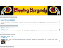 Tablet Screenshot of bleedingburgundy.blogspot.com