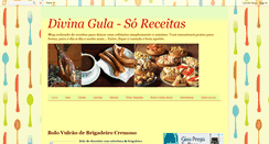 Desktop Screenshot of divinagulasoreceitas.blogspot.com