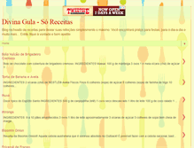 Tablet Screenshot of divinagulasoreceitas.blogspot.com