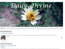 Tablet Screenshot of dailydivine247.blogspot.com