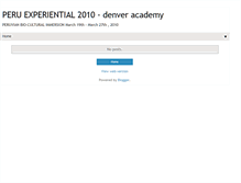 Tablet Screenshot of peruexperiential.blogspot.com