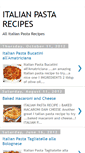 Mobile Screenshot of italian-pastarecipes.blogspot.com