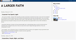 Desktop Screenshot of alargerfaith.blogspot.com
