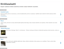 Tablet Screenshot of kirsikkasalaatti.blogspot.com
